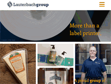 Tablet Screenshot of lauterbachgroup.com